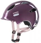 uvex oyo Kinder-Fahrradhelm plum - dust rose 45-50 Zentimeter - xTRA Shield, KID