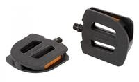 Humpert Kunststoffpedal Ergotec EP-S schwarz 9/16 Zoll mit Reflektoren
