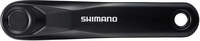 SHIMANO Kurbelarm E-BIKE SYSTEMS FC-E5010 Links - 165mm, Schwarz