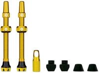 Muc Off Tubeless Valve Kit V2 Universal for MTB & Road gold 60mm