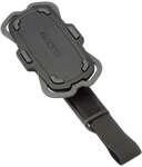 KLICKfix Smartphone Halterung Loop grau schwarz mit Klettband Befestigung