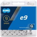 KMC Fahrradkette E9 E-Bike Kette 9-fach 122 Glieder silber - verst&auml;rkte