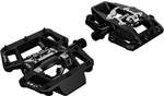 Tatze Pedal MTB TWO-FACE Composite Plattform/SPD schwarz 10 Pins