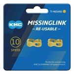 KMC Missinglink 10R Ti-N Gold 2 St&uuml;ck f&uuml;r Ketten 5,88mm gold 10fach