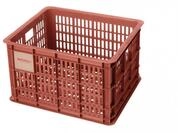 Basil Crate M Fahrradkiste, 29,5L, recycelter Kunststoff, rot, 33x44x25 cm,...