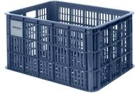 Basil Fahrradkiste L 40 Liter Blau aus recyceltem Kunststoff