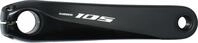 SHIMANO Kurbelarm Links 170 mm FC-R7000 Schwarz - 170 mm, Schwarz