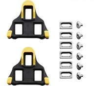 SHIMANO SM-SH11 SPD-SL Schuhplatten gelb - Original Cleats mit 6&deg; Bewegungsfreiheit