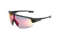Cratoni Sonnenbrille C-Matic NXT photoch sw rubber, Glas klar, rot verspiegelt