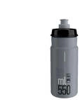 ELITE, Trinkflasche, JET grau, schwarzes Logo, 550ml