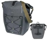 Basil Tasche Navigator Storm MIK Side L schwarz 46x36x21cm 25 bis 31l MIK