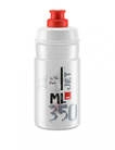 ELITE Trinkflasche JET transparent rotes Logo 350ml Durchmesser 66mm