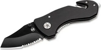 Magnum 01MB456, Magnum Black Rescue - Kompaktes Rettungsmesser mit 4 Funktionen...