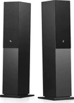Aktiv Standlautsprecher Paar, schwarz,WLAN HDMI ARC Bluetooth Audio Pro A48W