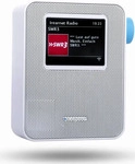 Steckdosenradio Internetradio, UKW, Bluetooth, WLAN, Farbdisplay Wei&szlig;,...