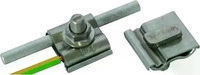 DEHN E3NJ4, Dehn Uni Erdungsklemme StSt f&uuml;r Rd 8-10mm und Cond 4-50mm mit M10