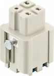 HARTING E3WTZ, Harting Han 3A Weiblich Schnellverschluss Eins&auml;tze 10A - 09200032733