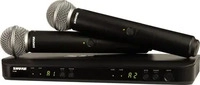 SHURE BLX288E/SM58-S8, SHURE BLX288E/SM58 S8 - Dual Funksystem mit 2x SM58