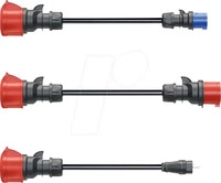 go-e CH-04-07, go-e 3er Adapterset Gemini flex 22 kW