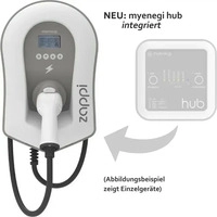 myenergi ZAPPI-2H22TW-T, myenergi zappi Wallbox + integriertem myenergi Hub