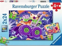 Ravensburger Spieleverlag 12004259, Ravensburger Spieleverlag Kinderpuzzle 2x24 Teile