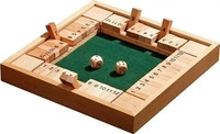 Philos 3282 - Shut The Box, 12er, 2er Variante, Holz, W&uuml;rfelspiel