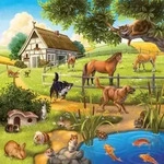 Ravensburger Spieleverlag 09265, Ravensburger Spieleverlag Wald-/Zoo-/Haustiere.