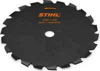 STIHL 41127134203, STIHL Kreiss&auml;geblatt Mei&szlig;elzahn, 200 mm Durchmesser, 22 Z&auml;hne