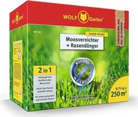 WOLF-Garten 3841030, WOLF-Garten 2-in-1 Moosvernichter + Rasend&uuml;nger SW 250
