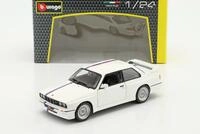 BMW M3 (E30) Baujahr 1988 wei&szlig; 1:24 Bburago