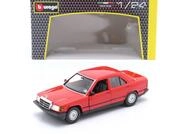 Mercedes-Benz 190E 2.6 Baujahr 1987 rot 1:24 Bburago