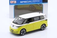 Volkswagen VW ID. Buzz Baujahr 2023 gelb / wei&szlig; 1:24 Maisto