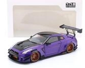 Nissan GT-R (R35) Liberty Walk Body Kit 2.0 2022 Purplezilla 1:18 Solido 88930