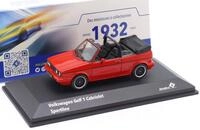 Volkswagen VW Golf I Cabriolet Sportline Baujahr 1992 rot 1:43 Solido