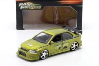 Brians Mitsubishi Lancer Evo VII 2 Fast 2 Furious (2003) gr&uuml;n 1:24 Jada Toys