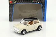 Mini Cooper Baujahr 1969 creme 1:18 Bburago 44223