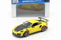 Porsche 911 (991 II) GT2 RS Baujahr 2018 gelb / schwarz 1:24 Maisto