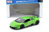Lamborghini Huracan Performante Baujahr 2017 gr&uuml;n metallic 1:18 Maisto
