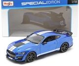 Ford Mustang Shelby GT500 Baujahr 2020 blau 1:18 Maisto