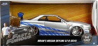Jadatoys 9397158314R00, Jadatoys Brians Nissan Skyline GT-R (R34) Film 2 Fast 2