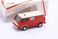 Volkswagen VW T3 Feuerwehr 1979 rot / wei&szlig; 1:64 Schuco
