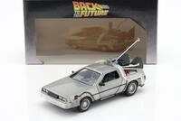 Jadatoys DeLorean Time Machine Back to the Future (1985) silbergrau 1:24 Jada...