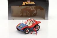 Buggy Film Spiderman mit Figur Spiderman blau / rot 1:24 Jada Toys