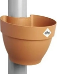Elho 3731602227000, elho Regenfallrohrpflanzgef&auml;&szlig; vibia campana 22cm - terra