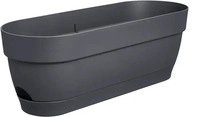 Elho 3741705042500, elho Balkonkasten vibia campana, 50 cm - anthrazit