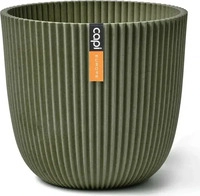 Capi IGGG533, Capi Blumentopf Indoor Kugel "Groove" 16,5x15 cm - gr&uuml;n