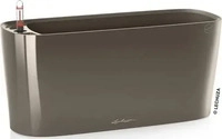 Lechuza 15566, Lechuza Pflanzgef&auml;&szlig; DELTA 20 Premium - Taupe hochglanz