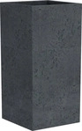 Scheurich 59216, Scheurich Pflanzgef&auml;&szlig; C-Cube High - Stony Black - H 48