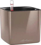 Lechuza 13518, Lechuza Tischgef&auml;&szlig; CUBE Premium 14 - Smoky diamond highgloss