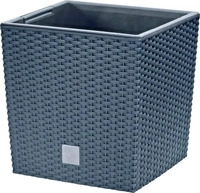 Prosperplast DRTS265L-S433, Prosperplast Blumentopf Rato Low Anthrazit - 26x26 cm
